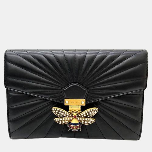 Leather Queen Margaret Clutch - Gucci - Modalova