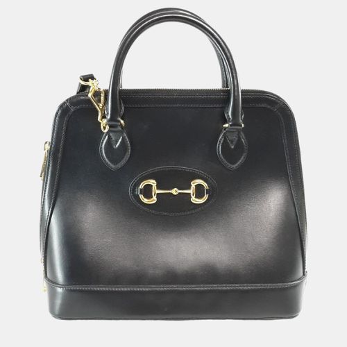 Leather 1955 Horsebit Medium Top Handle Bag - Gucci - Modalova