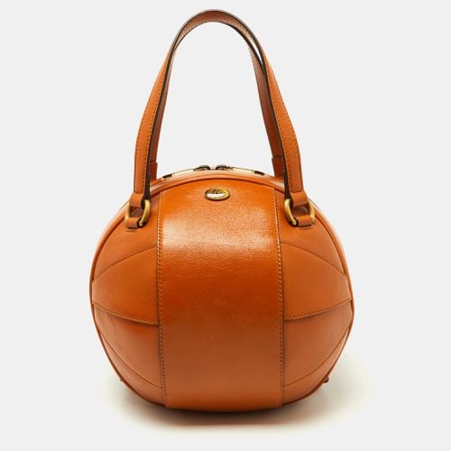 Tangerine Leather Piuma Lux Energy Tifosa Bag - Gucci - Modalova