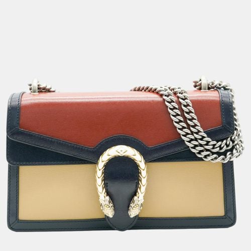 Tricolour Leather Small Dionysus Shoulder Bag - Gucci - Modalova