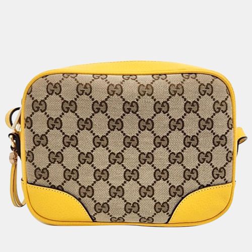 Yellow/ gg canvas Crossbody Bag - Gucci - Modalova