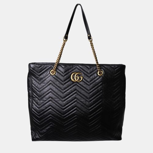 Leather GG Marmont Matelassé Tote bag - Gucci - Modalova