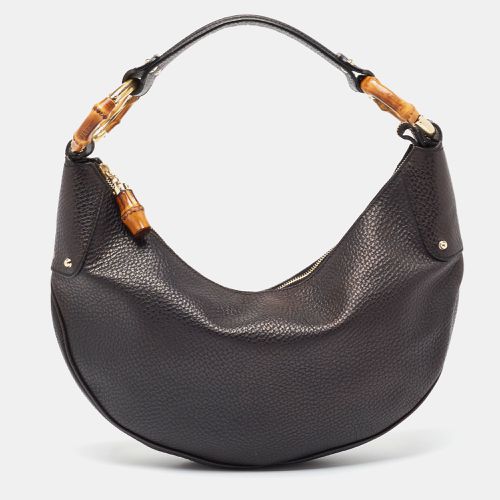 Leather Bamboo Ring Hobo - Gucci - Modalova