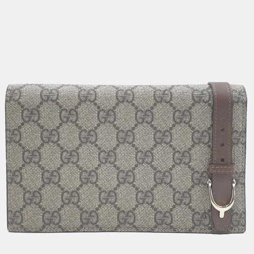 Brown GG Canvas Mini Chain Crossbody Bag - Gucci - Modalova