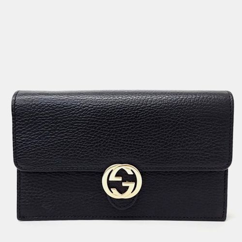 Leather Interlocking G Chain Crossbody Bag - Gucci - Modalova