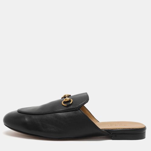 Leather Princetown Horsebit Mules Size 40 - Gucci - Modalova