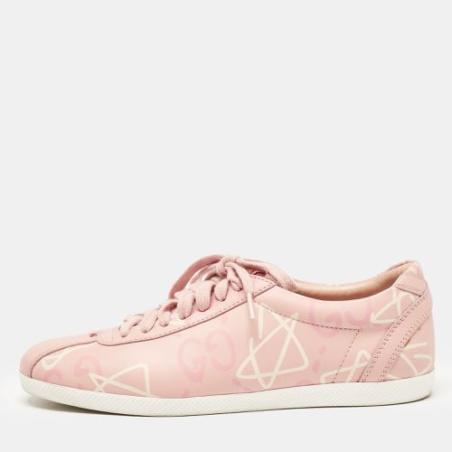 Leather Ghost Lace Up Sneakers Size 37 - Gucci - Modalova