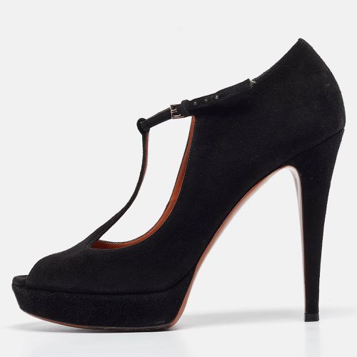 Suede Betty Ankle Strap Pumps Size 39 - Gucci - Modalova