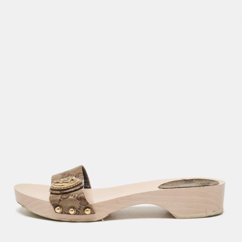 GG Canvas Hysteria Slide Sandals Size 36 - Gucci - Modalova