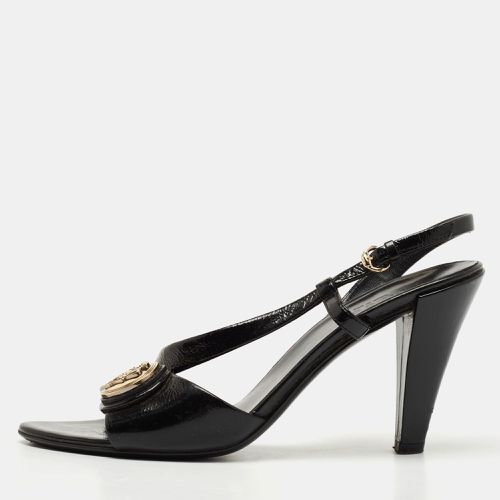 Patent Leather Hysteria Slingback Sandals Size 36.5 - Gucci - Modalova