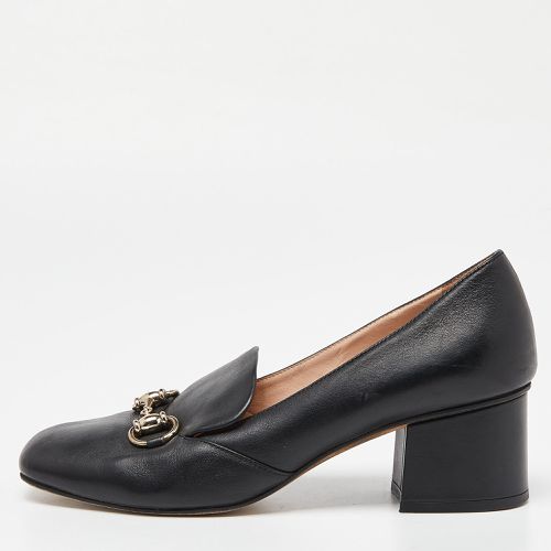 Leather Horsebit Loafer Pumps Size 36 - Gucci - Modalova