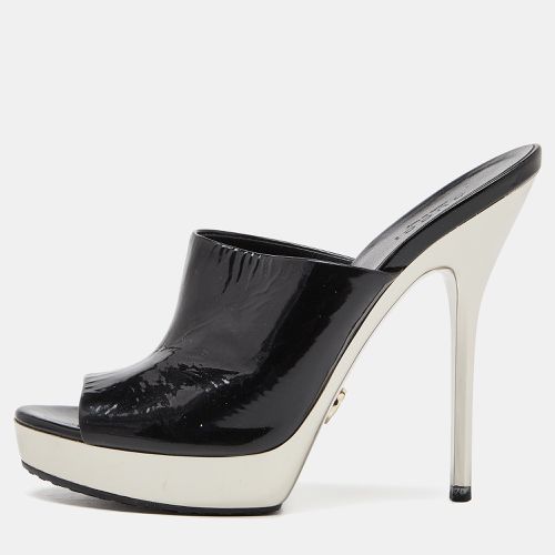 Patent Leather Platform Mules Size 35.5 - Gucci - Modalova