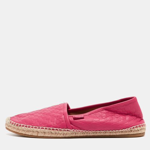 Microssima Leather Espadrille Flats Size 39.5 - Gucci - Modalova