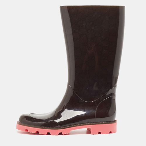 GG Rubber Rain Boots Size 41 - Gucci - Modalova