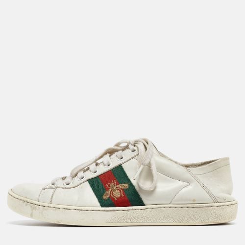 Leather Ace Low Top Sneakers Size 37 - Gucci - Modalova