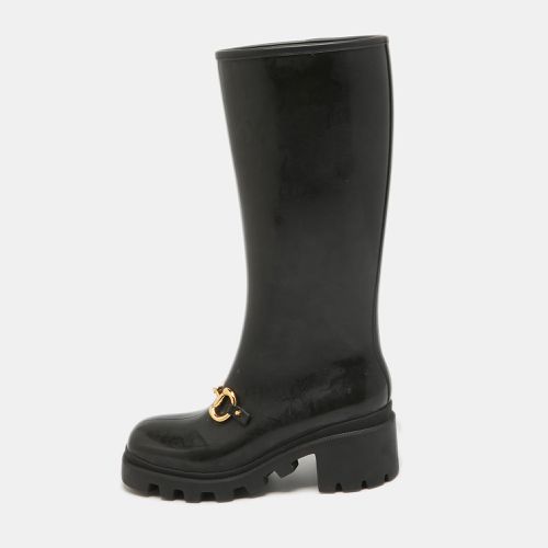 Rubber Horsebit Rain Boots Size 40 - Gucci - Modalova