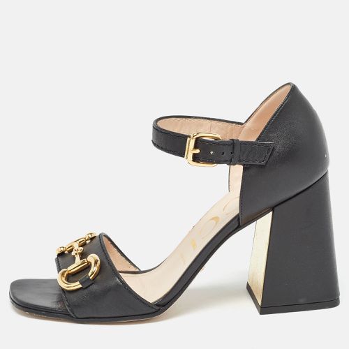 Leather Ankle Strap Sandals Size 39.5 - Gucci - Modalova