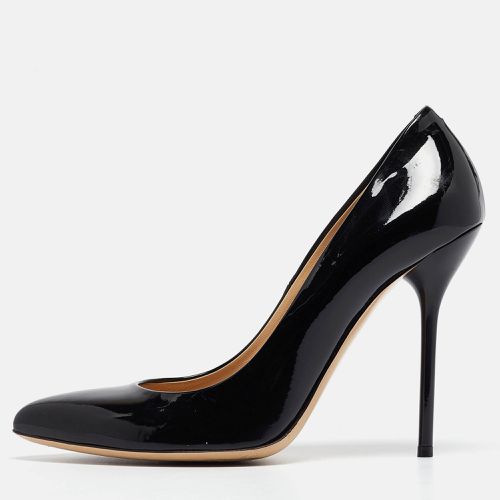 Patent Leather Pointed Toe Pumps Size 38.5 - Gucci - Modalova