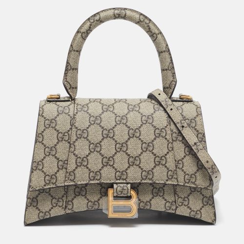 GG Supreme Canvas Hourglass Top Handle Bag - Gucci x Balenciaga - Modalova