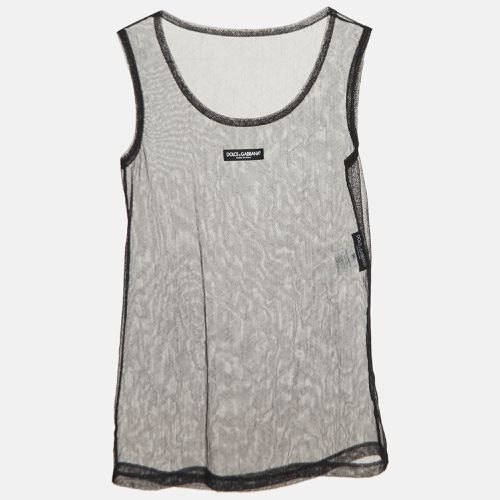 Mesh Sheer Tank Top XS - Dolce & Gabbana - Modalova