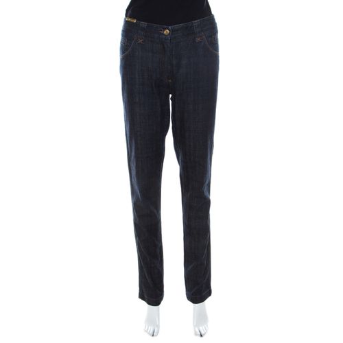 Indigo Dark Wash Denim Tapered Jeans L - Dolce & Gabbana - Modalova