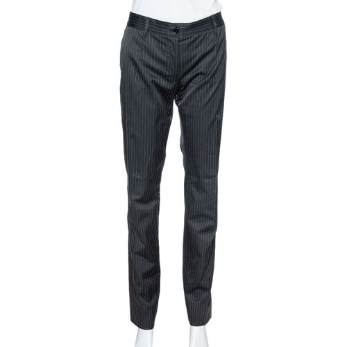 Pinstriped Cotton Tailored Pants M - Dolce & Gabbana - Modalova