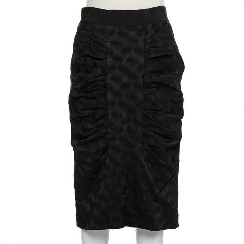 Jacquard Draped Detail Pencil Skirt L - Dolce & Gabbana - Modalova