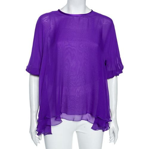 Silk Chiffon Layered Top S - Dolce & Gabbana - Modalova