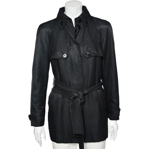 Cotton Belted Button Front Jacket M - Dolce & Gabbana - Modalova