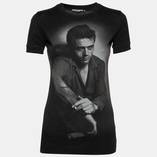 Cotton James Dean Printed T-Shirt S - Dolce & Gabbana - Modalova