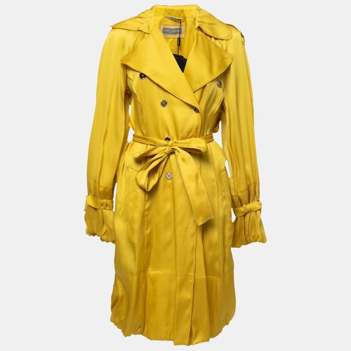 Silk Belted Trench Coat M - Dolce & Gabbana - Modalova