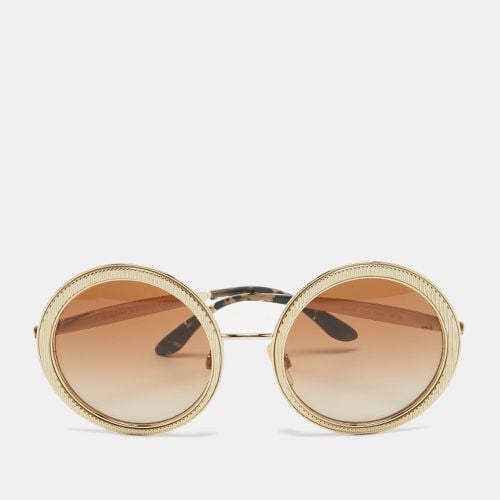 Brown Gradient DG2179 Frame Round Sunglasses - Dolce & Gabbana - Modalova