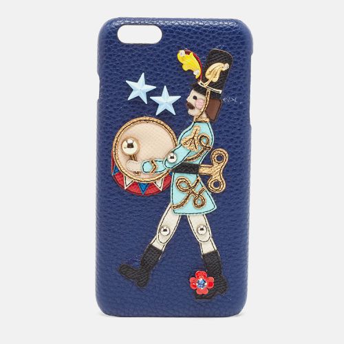 Leather Nut Cracker Embellished iPhone 6 Case - Dolce & Gabbana - Modalova