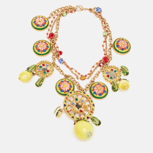 Gold Tone Necklace - Dolce & Gabbana - Modalova