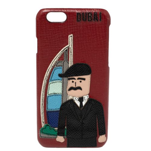 Leather DG Loves Dubai iPhone 6 Cover - Dolce & Gabbana - Modalova