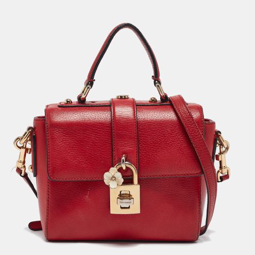 Leather Soft Dolce Top Handle Bag - Dolce & Gabbana - Modalova