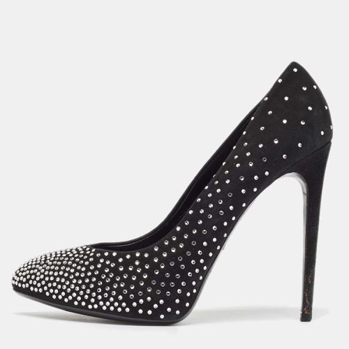 Suede Crystal Embellished Pumps Size 40 - Dolce & Gabbana - Modalova