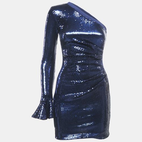 Sequin One Shoulder Mini Dress S - David Koma - Modalova