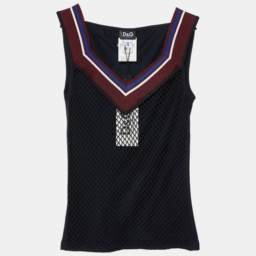 Cotton Knit Sleeveless Top S - D&G - Modalova