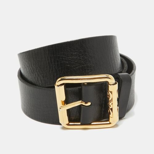 Leather Logo Buckle Belt 85cm - D&G - Modalova