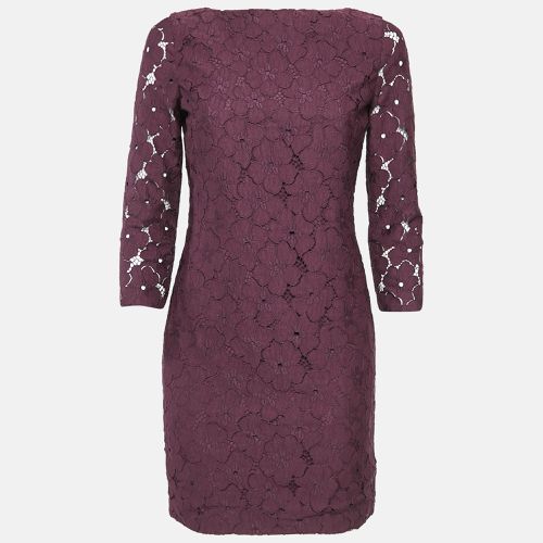 Sarita Flower Lace Shift Dress S - Diane Von Furstenberg - Modalova