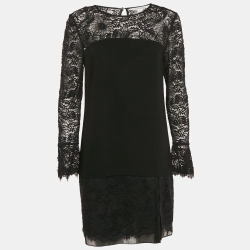 Lace Trim Chiffon Lavana Dress M - Diane Von Furstenberg - Modalova
