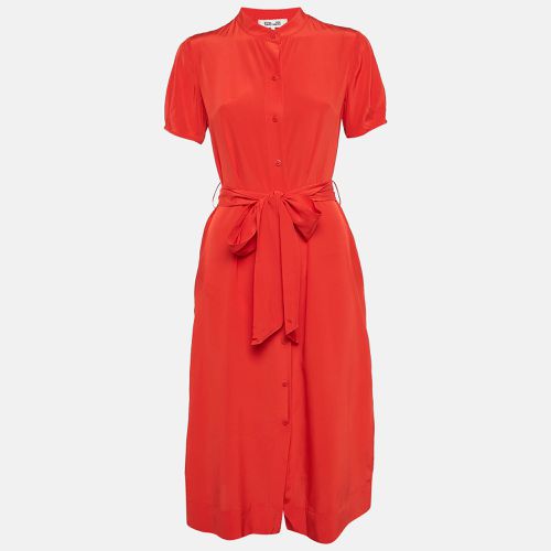 Silk Button Front Dress XS - Diane Von Furstenberg - Modalova