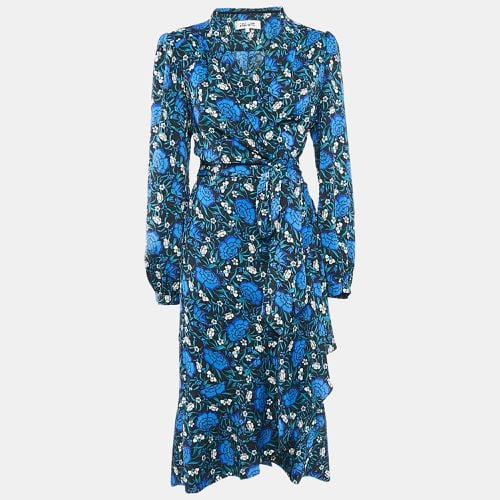 Floral Print Crepe Carla Wrap Dress L - Diane Von Furstenberg - Modalova