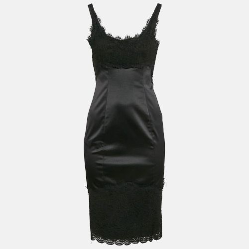 Satin Lace Trimmed Olivette Mini Dress XS - Diane Von Furstenberg - Modalova