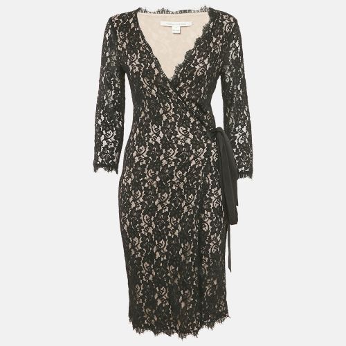 Floral Lace Julianna Wrap Dress L - Diane Von Furstenberg - Modalova