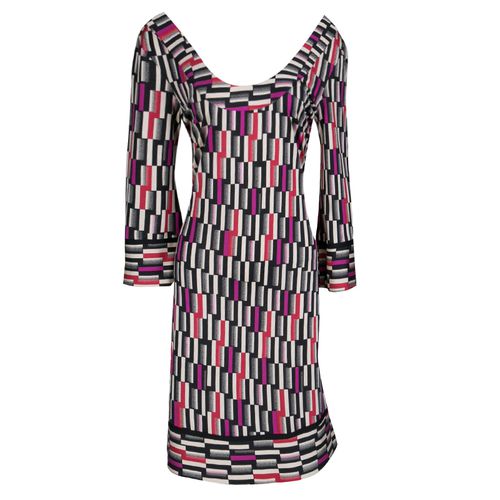 Printed Silk Jersey Aggie Shift Dress M - Diane Von Furstenberg - Modalova