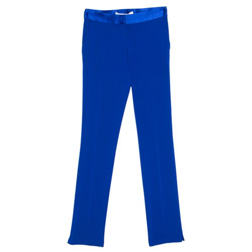 Cobalt Textured Crepe Genesis Long Pants XS - Diane Von Furstenberg - Modalova