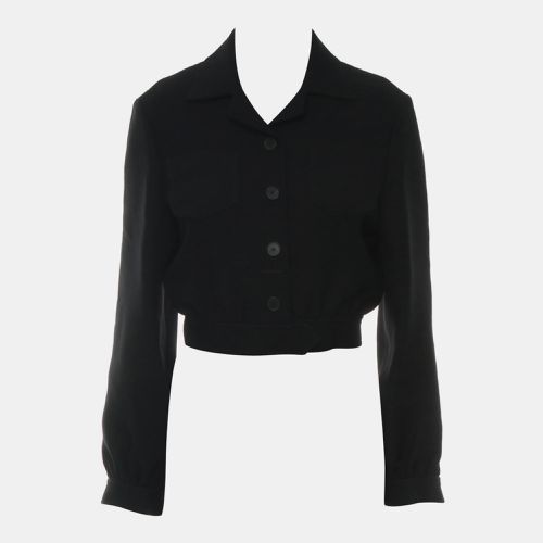 Wool, Silk Pocket Cropped Jacket FR Women 36 - Dior - Modalova