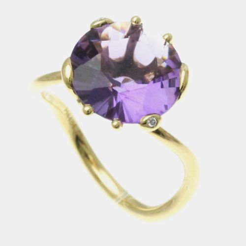 Christian 18K Gold OUI Amethyst Ring - Dior - Modalova